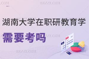 湖南大學在職研究生教育學需要考嗎，看完本文就能快速了解！