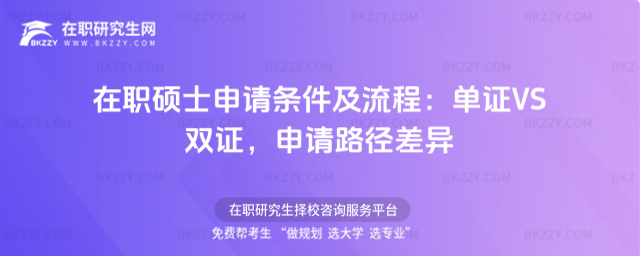 在職碩士申請條件及流程